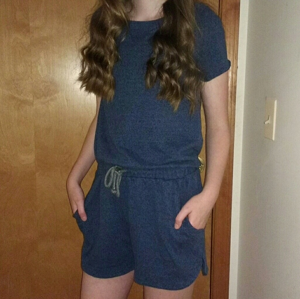 Blue romper